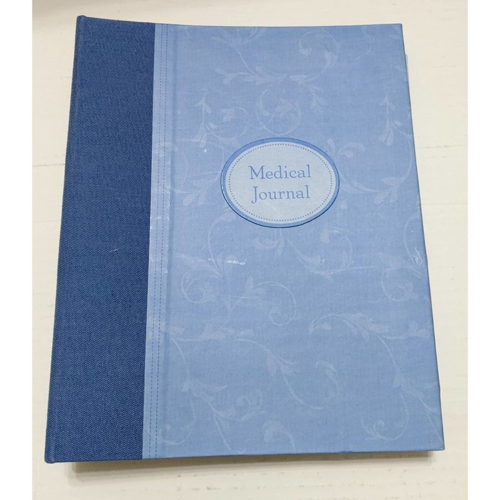 Vintage 2004 Gibson blue medical journal folder organizer
